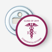 Einfaches rotes Caduceus Krankenzeichen