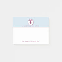 Einfaches rotes Caduceus Krankenzeichen