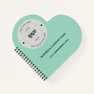 Einfaches rundes Geschäftslogo & Text Unternehmen Notizbuch