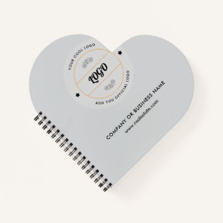 Einfaches rundes Geschäftslogo & Text Unternehmens Notizbuch