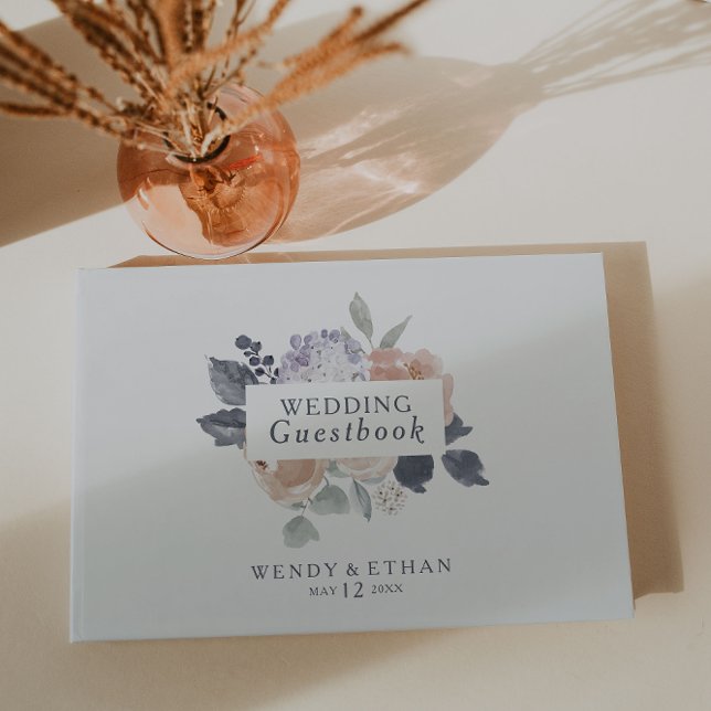 Einfaches rustikales Blumenbuch Gästebuch (Von Creator hochgeladen)