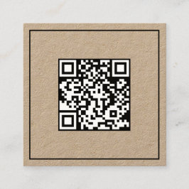 Einfaches Scan-Code QR Telefonnummerkarte