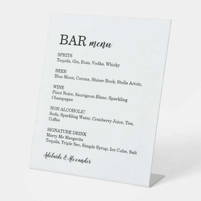 einfaches Schild (Vorderseite)