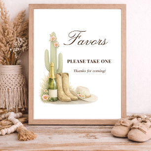 Einfaches Schild für Geschenke zur Babyparty: Stie