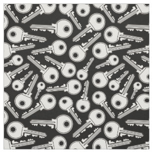 Einfaches Schlüsselmuster Stoff