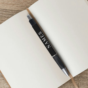 Einfaches Schwarz Benutzerdefiniert Fügen Sie Ihre Kugelschreiber