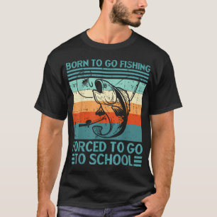 Einfaches Schwarz Gebändertes Leporinus Umriss-Set T-Shirt