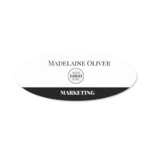 Einfaches Schwarz-Logo für Mitarbeiter