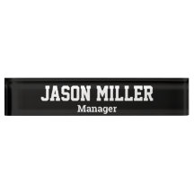 Einfaches Schwarz mit weißer Schrift