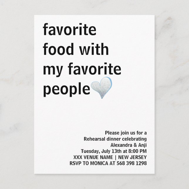 Einfaches Schwarz/Weiß Minimalistisches Probe Postkarte (Vorderseite)