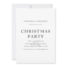 Einfaches Schwarz-weißes Party