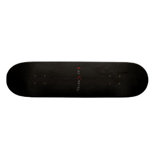 Einfaches schwarzes "fettes Kartell-" Skateboard