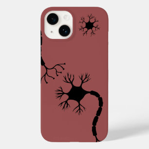 Einfaches Schwarzes Neurondesign Case-Mate iPhone 14 Hülle