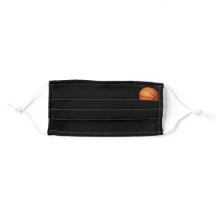 Einfaches schwarzes Orange Basketball-Muster