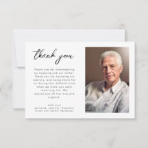 Einfaches Script-Begräbnis-Foto