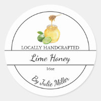 Einfaches selbstgemachtes Limette-Infusions-Honige