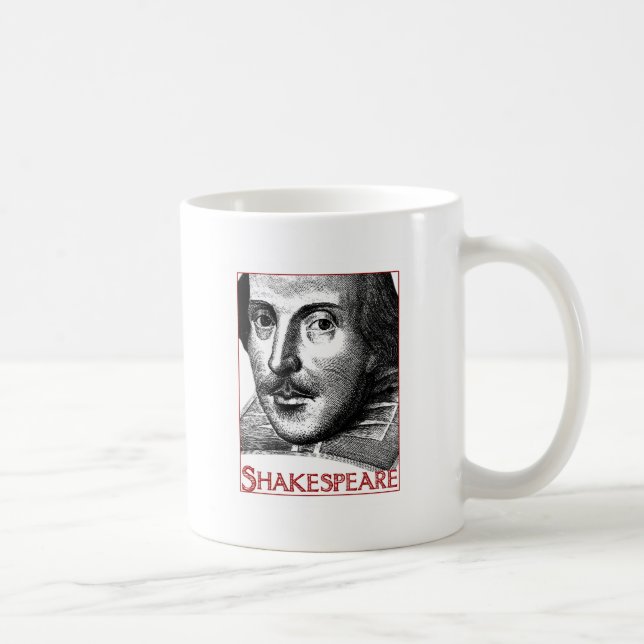 Einfaches Shakespeare-Logo Tasse (Rechts)