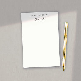 Einfaches Signaturskript, Beruflich Post-it Klebezettel
