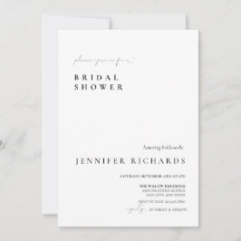 Einfaches Skript-Brautparty Einladung