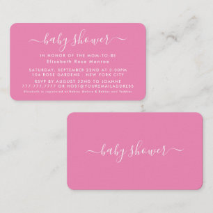 Einfaches Skript - Einladung zum Baby Shower Ticke