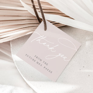 Einfaches Skript Eleganter Personalisierter Dank Geschenkanhänger