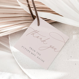 Einfaches Skript | Eleganter Personalisierter Dank Geschenkanhänger
