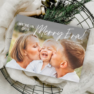 Einfaches Skript Frohe Ära Foto Weihnachten
