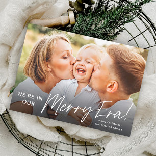 Einfaches Skript Frohe Ära Foto Weihnachten