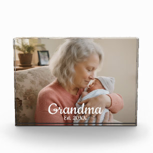 Einfaches Skript Oma Est. Foto Jahr
