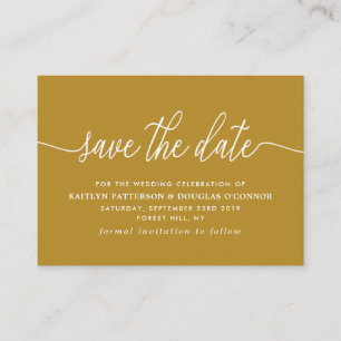 Einfaches Skript Save the Date Begleitkarte