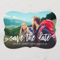 Einfaches Skript-Save the Date-Foto