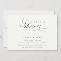 Einfaches Skript-Schwarz-weißes Brautparty laden