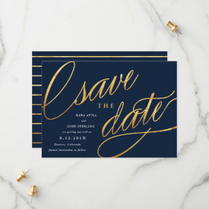 Einfaches Skript speichern von Daten   Navy Blue & Save The Date
