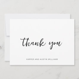 Einfaches Skript Vielen Dank Dankeskarte