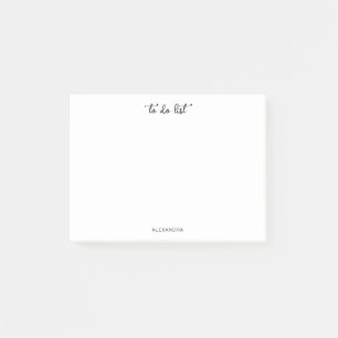 Einfaches Skript zum Auflisten von Posthinweisen Post-it Klebezettel