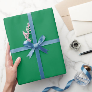 Einfaches Smaragdgrün Farbton Geschenkpapier