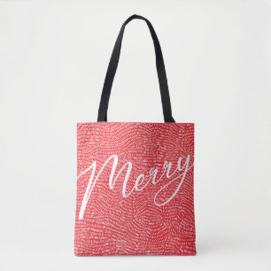 Einfaches Spaß Rot Doodle Frohe Weihnachten Ferien