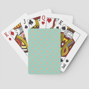 Einfaches Squire-Muster Aquamarin Spielkarten