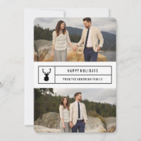 Einfaches Stag in Weiß