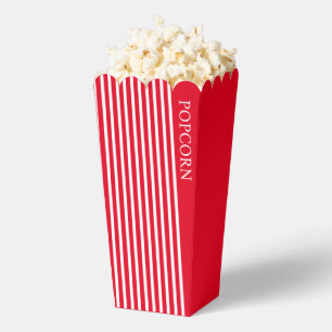 Einfaches Standard-Rot-Weiß-Popcorn Geschenkschachtel