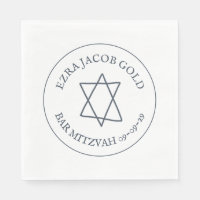 Einfaches Star von David Custom B'nai Bat Bar Mitz