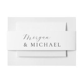 Einfaches stylisches Logo für Braut und Boden Einladungsbanderole