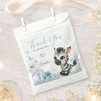 Einfaches süßes kleines Zebra Geschenktütchen