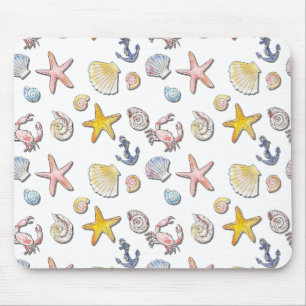Einfaches süßes Stranddesign Mousepad
