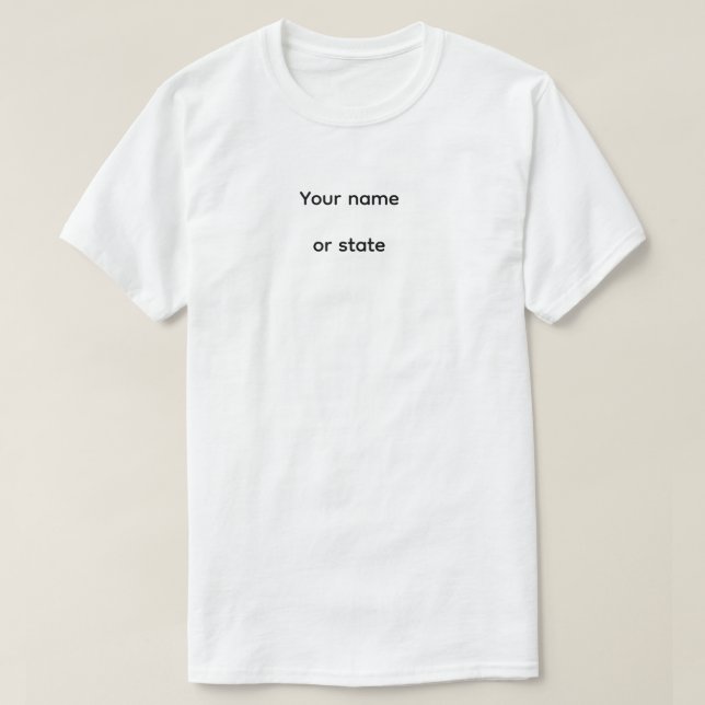 Einfaches T-Shirt für Männer (Design vorne)