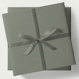 Einfaches Tannengrün-Weihnachtsfeiertags-Strickmus Geschenkpapier Set