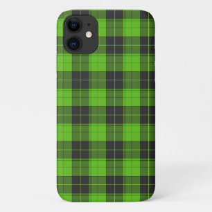 Einfaches Tartan-Muster in dunkelgrün Case-Mate iPhone Hülle