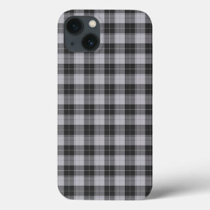Einfaches Tartan-Muster in Grau Case-Mate iPhone Hülle