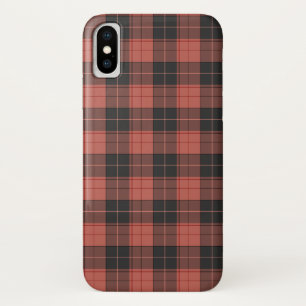 Einfaches Tartanmuster in Rot Case-Mate iPhone Hülle