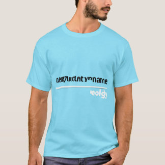 Einfaches Textdesign - Fett Minimalistische Typogr T-Shirt